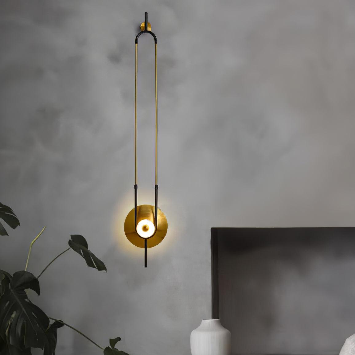 Ivory Modern Minimalist Ring Marble Wall Light - Letslighting