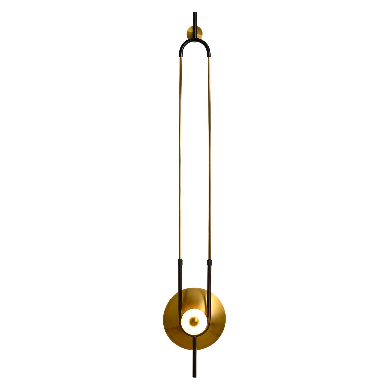 Ivory Modern Minimalist Ring Marble Wall Light - Letslighting