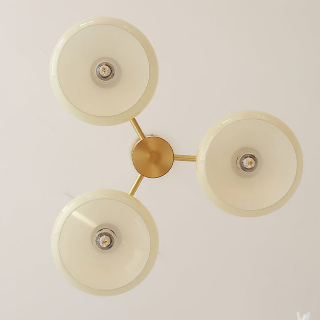 Valentina Glass Persimmon Chandeliers