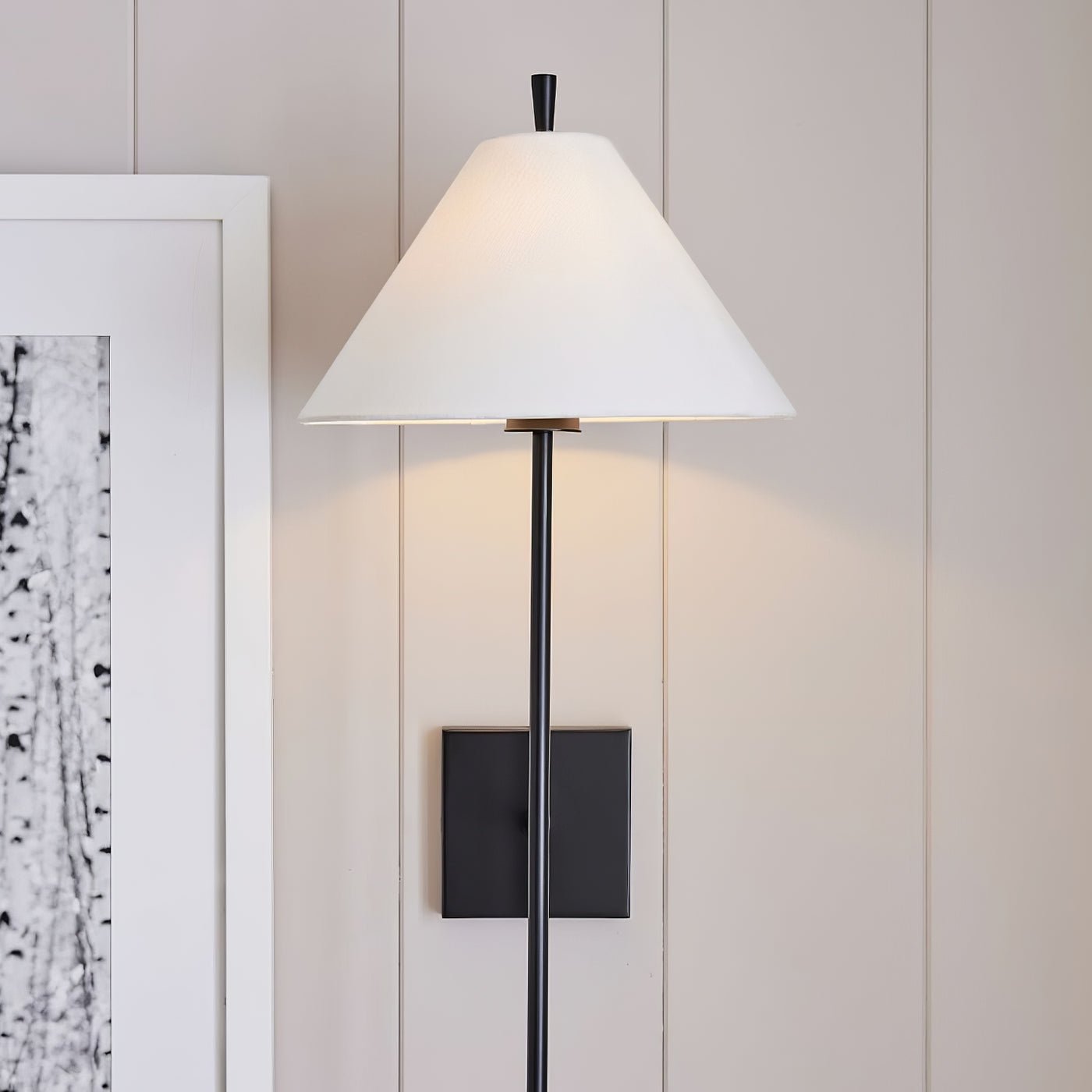 Ulveleth Vintage Industrial Fabric Wall Light - Letslighting