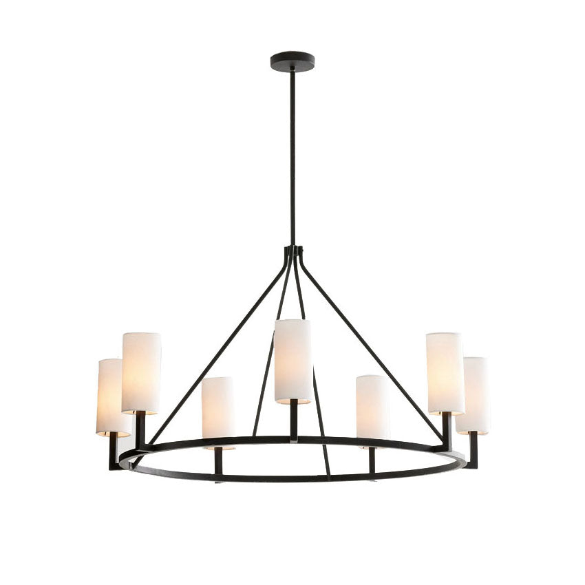 Vicariel Vintage Industrial Fabric Chandelier - Letslighting