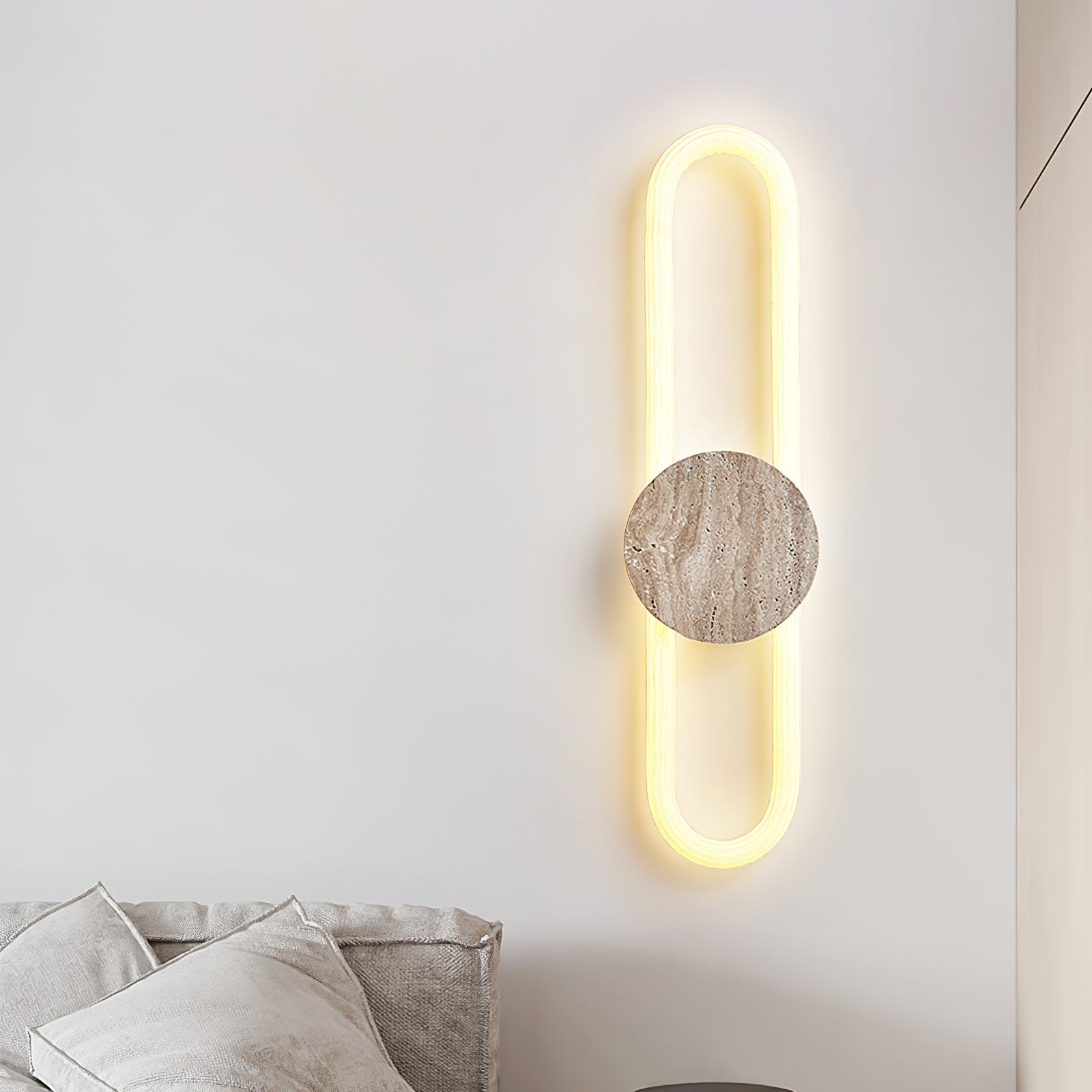 Mysole Travertine Wall Light