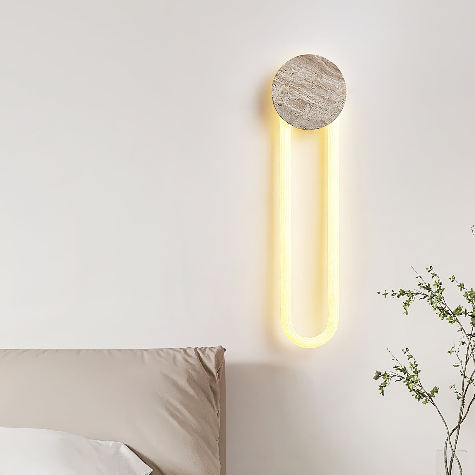 Mysole Travertine Wall Light
