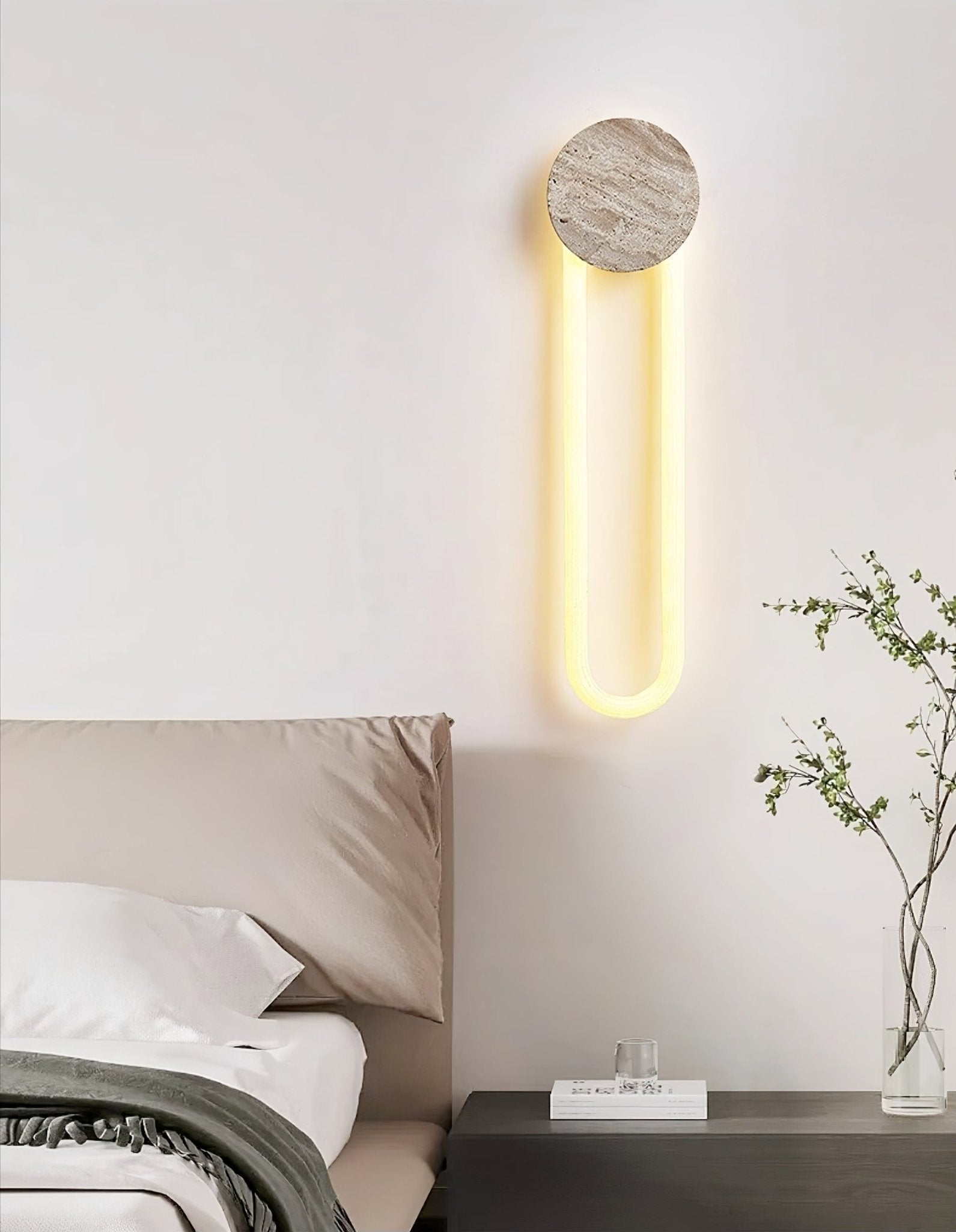 Mysole Travertine Wall Light
