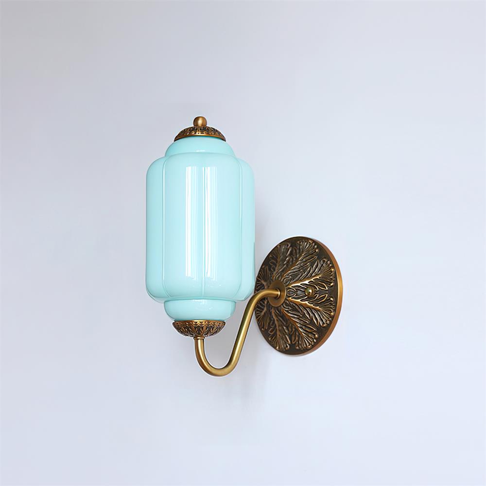Melvane Vintage Pink Glass Wall Sconce - Letslighting