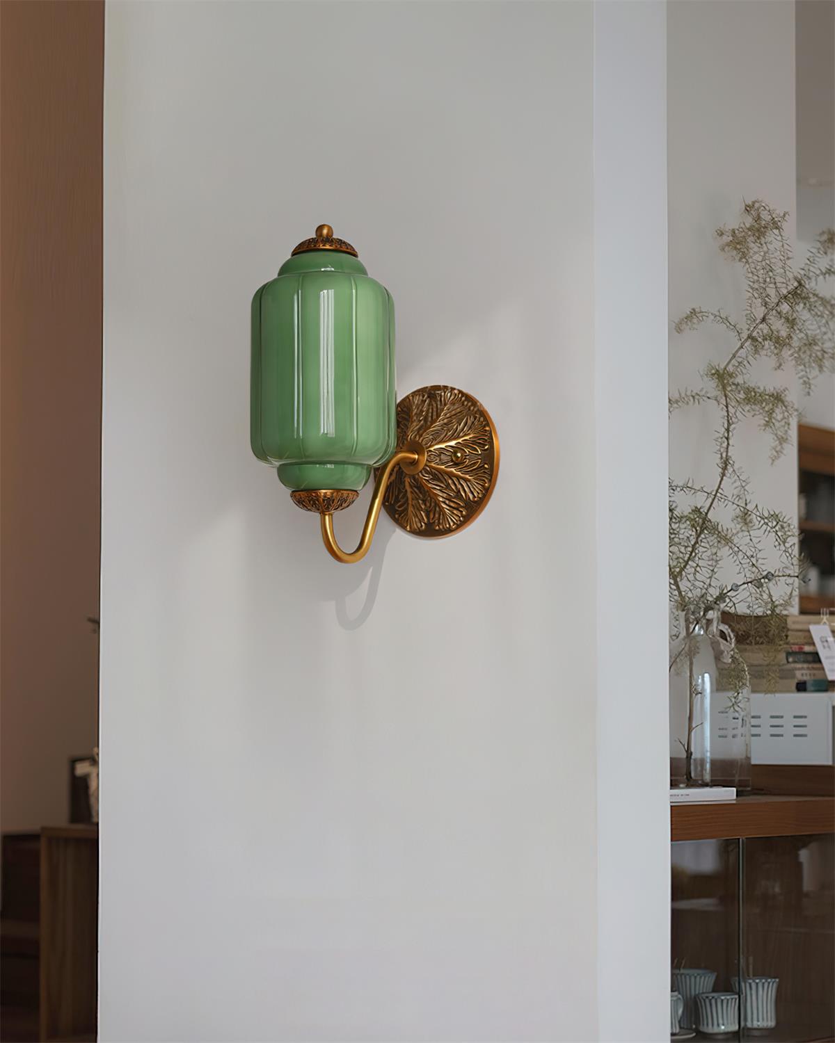 Melvane Vintage Pink Glass Wall Sconce - Letslighting