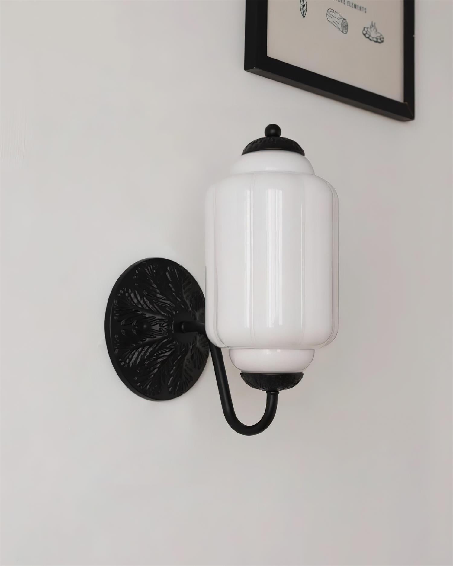 Melvane Vintage Pink Glass Wall Sconce - Letslighting