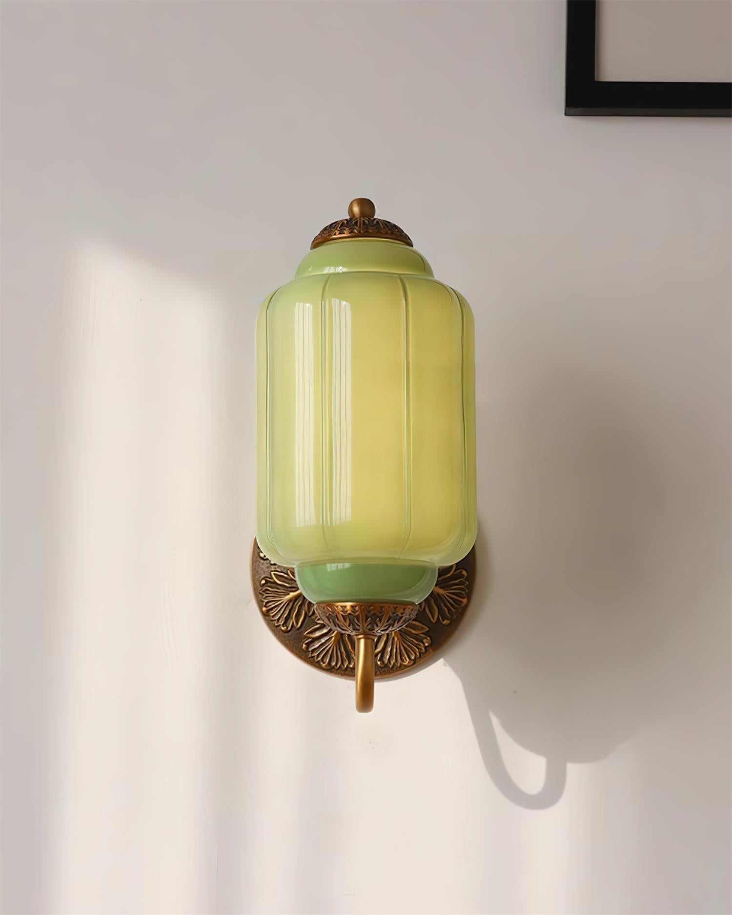 Melvane Vintage Pink Glass Wall Sconce - Letslighting
