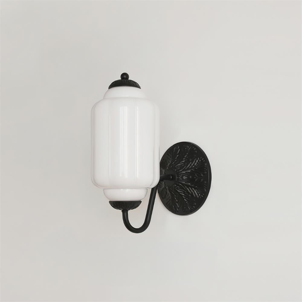 Melvane Vintage Pink Glass Wall Sconce - Letslighting