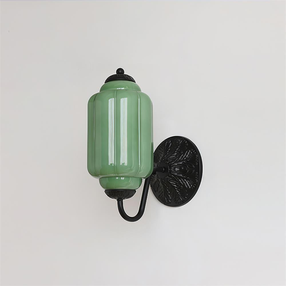Melvane Vintage Pink Glass Wall Sconce - Letslighting
