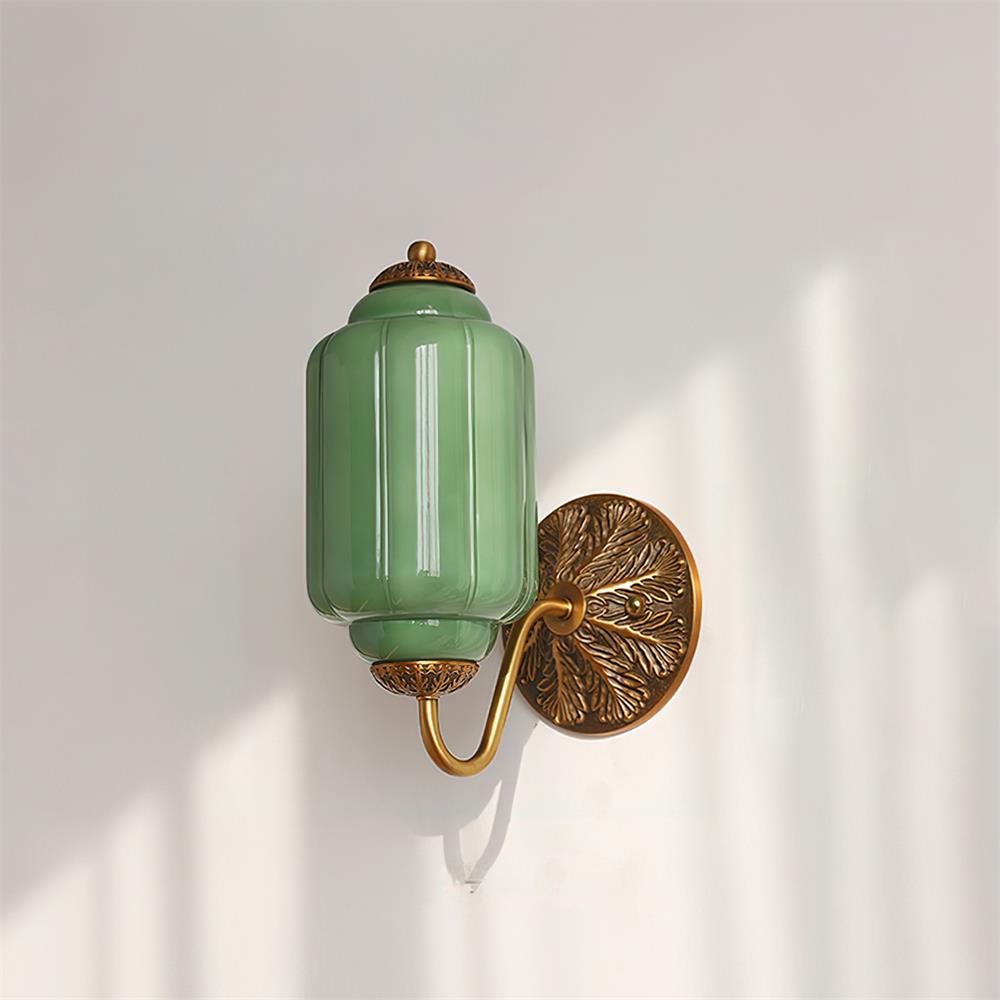 Melvane Vintage Pink Glass Wall Sconce - Letslighting