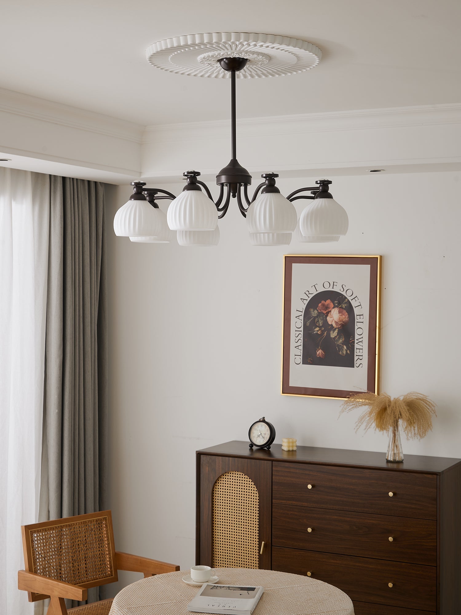Calaeor Premium Elegance Glass Chandelier - Letslighting