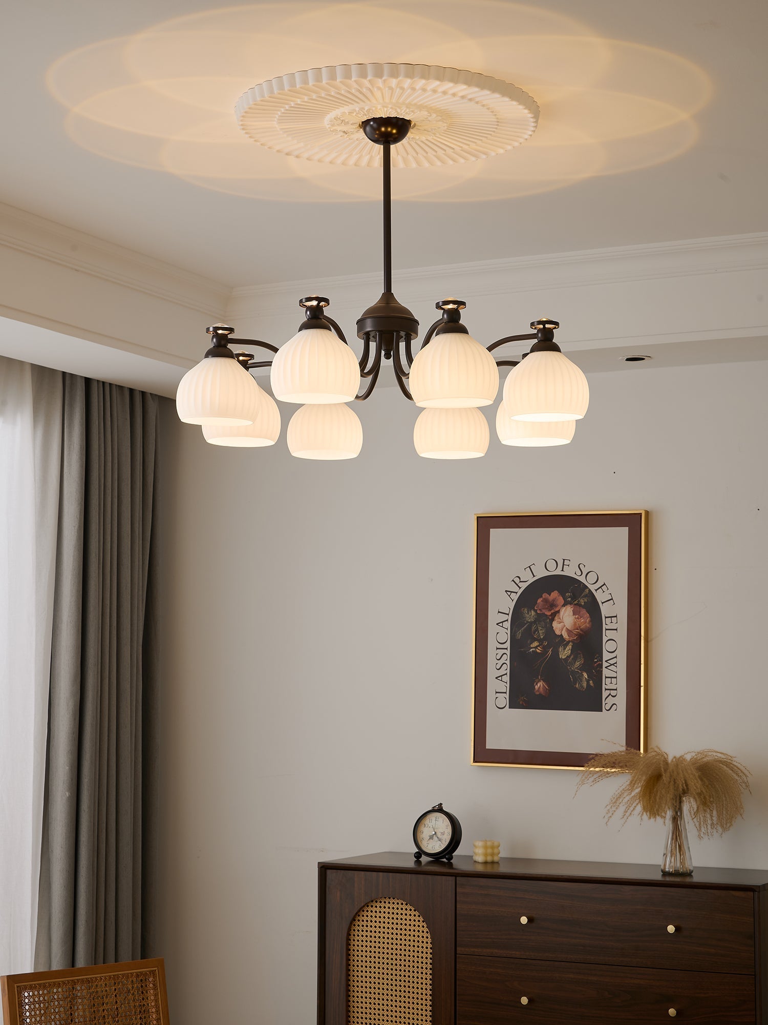 Calaeor Premium Elegance Glass Chandelier - Letslighting