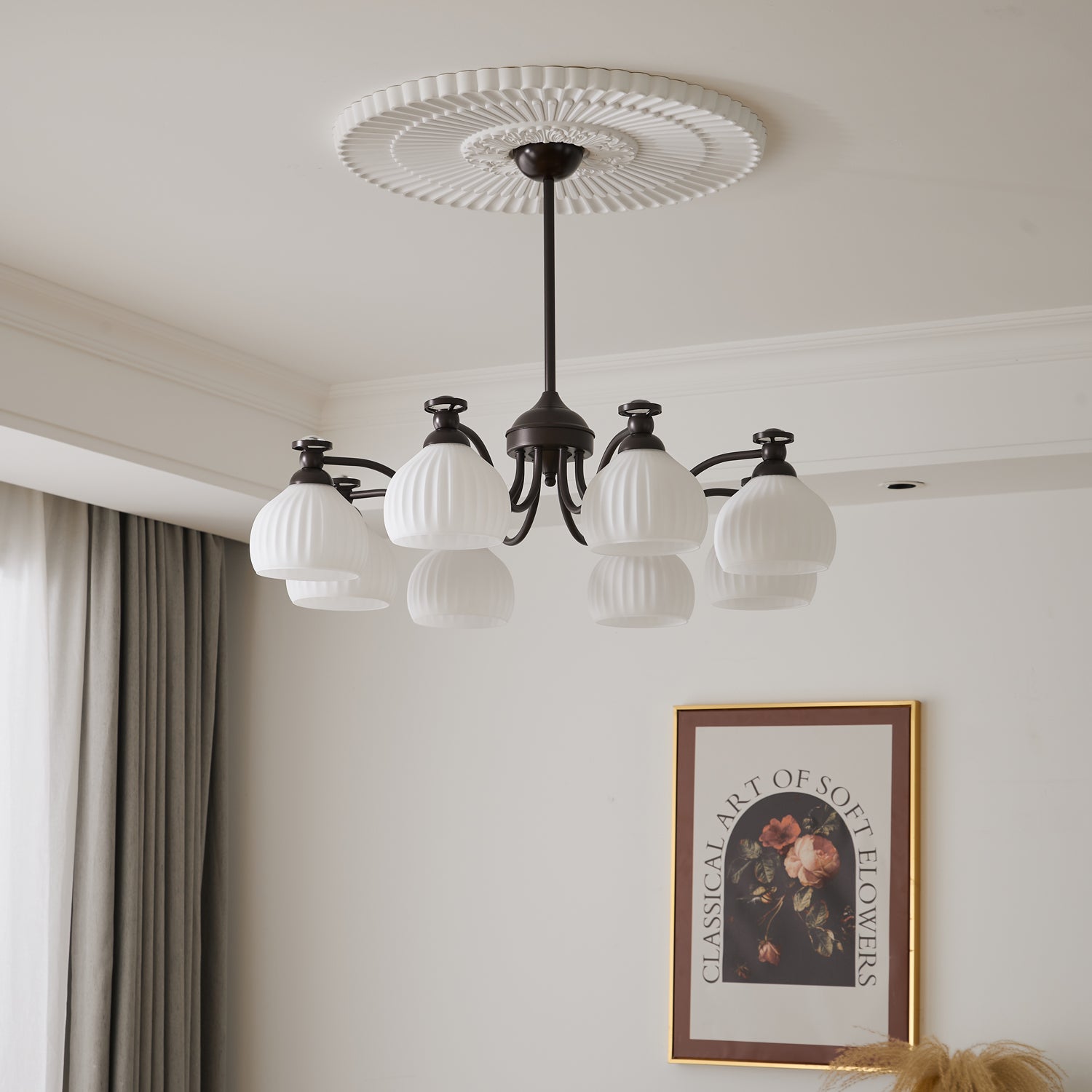 Calaeor Premium Elegance Glass Chandelier - Letslighting