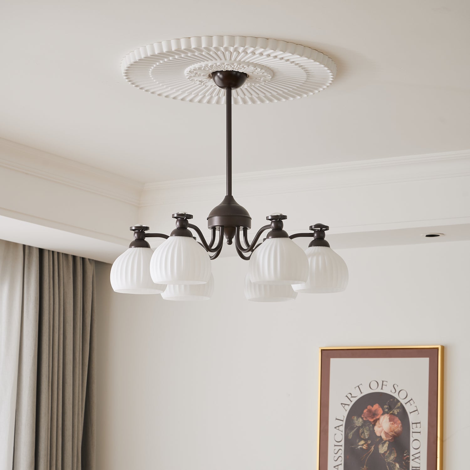 Calaeor Premium Elegance Glass Chandelier - Letslighting