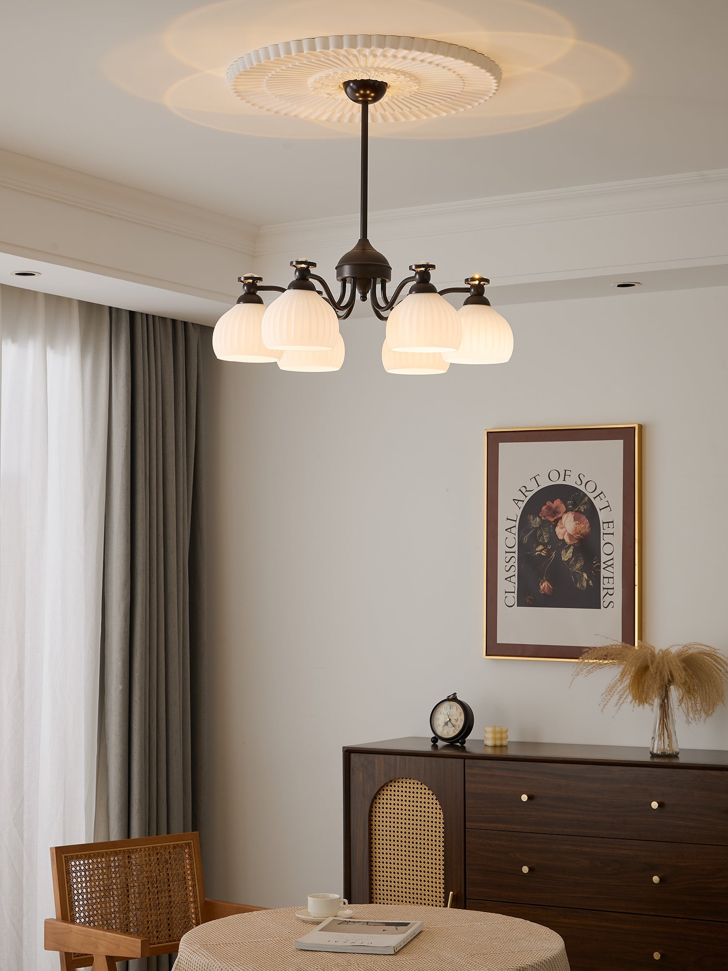 Calaeor Premium Elegance Glass Chandelier - Letslighting