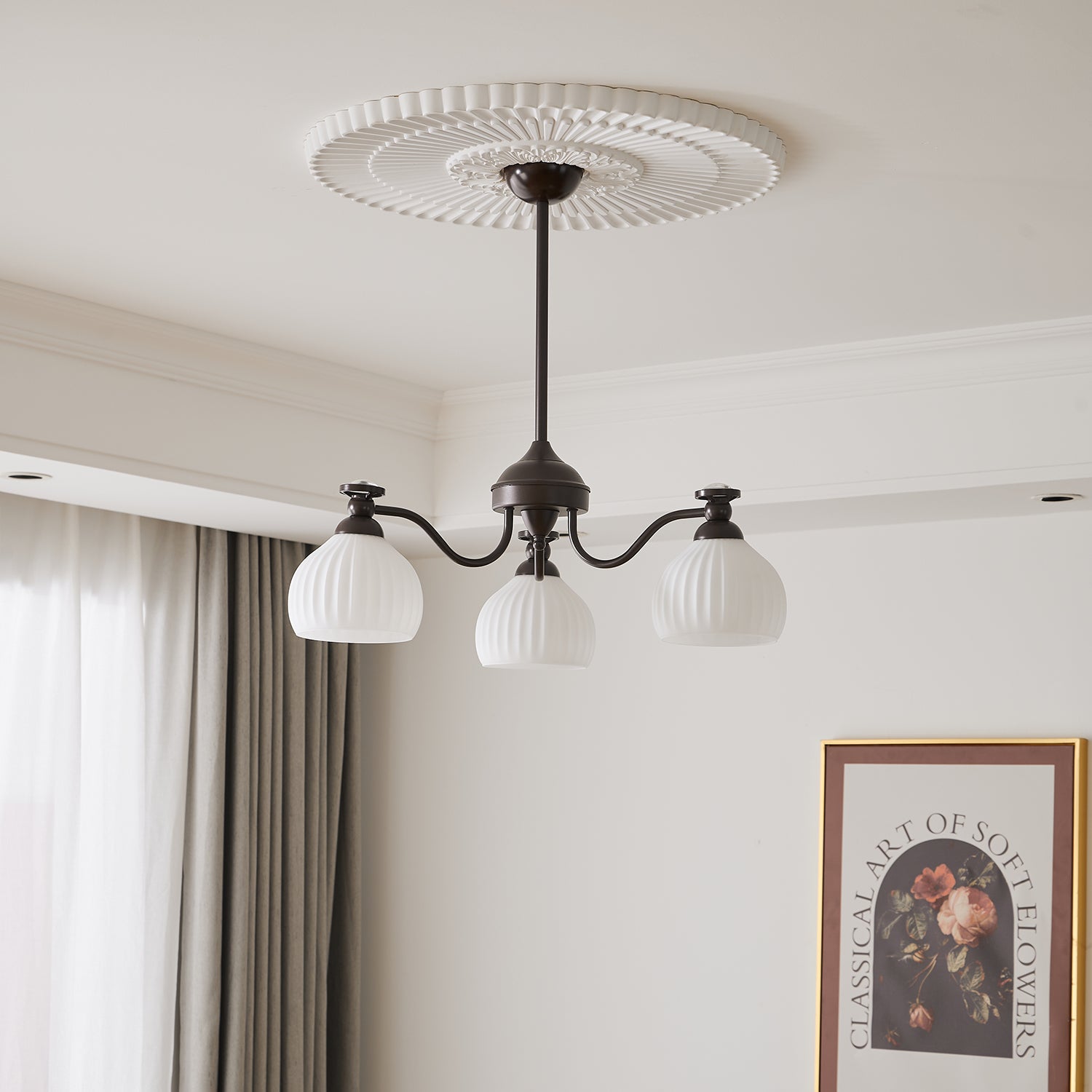 Calaeor Premium Elegance Glass Chandelier - Letslighting