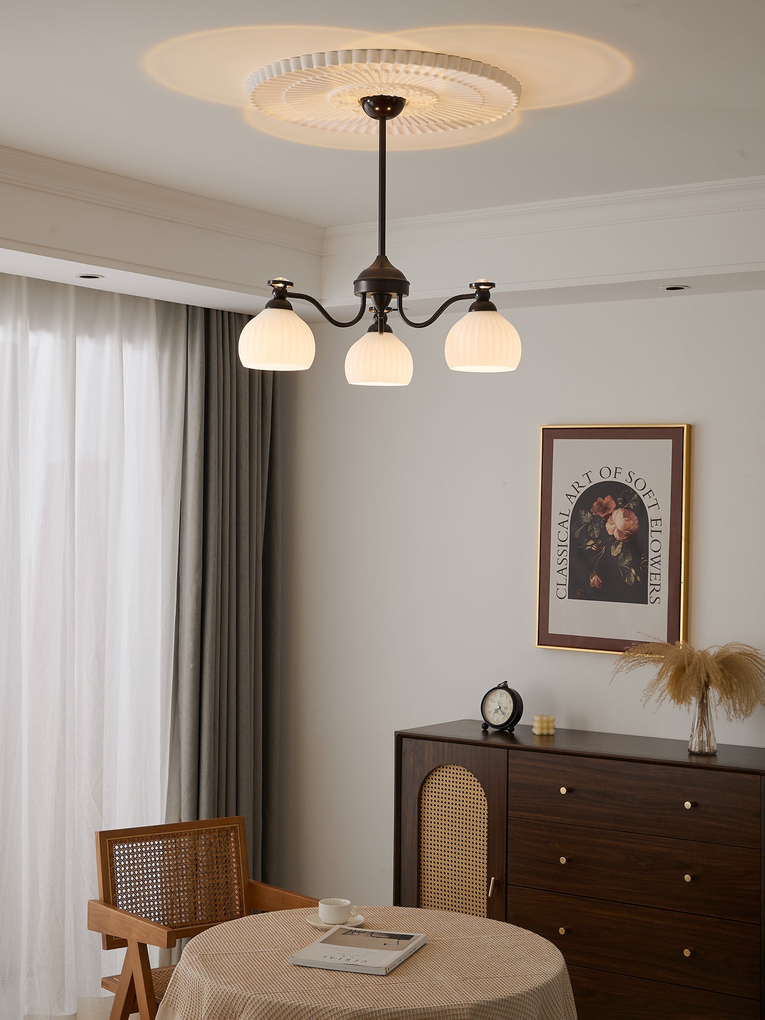 Calaeor Premium Elegance Glass Chandelier - Letslighting