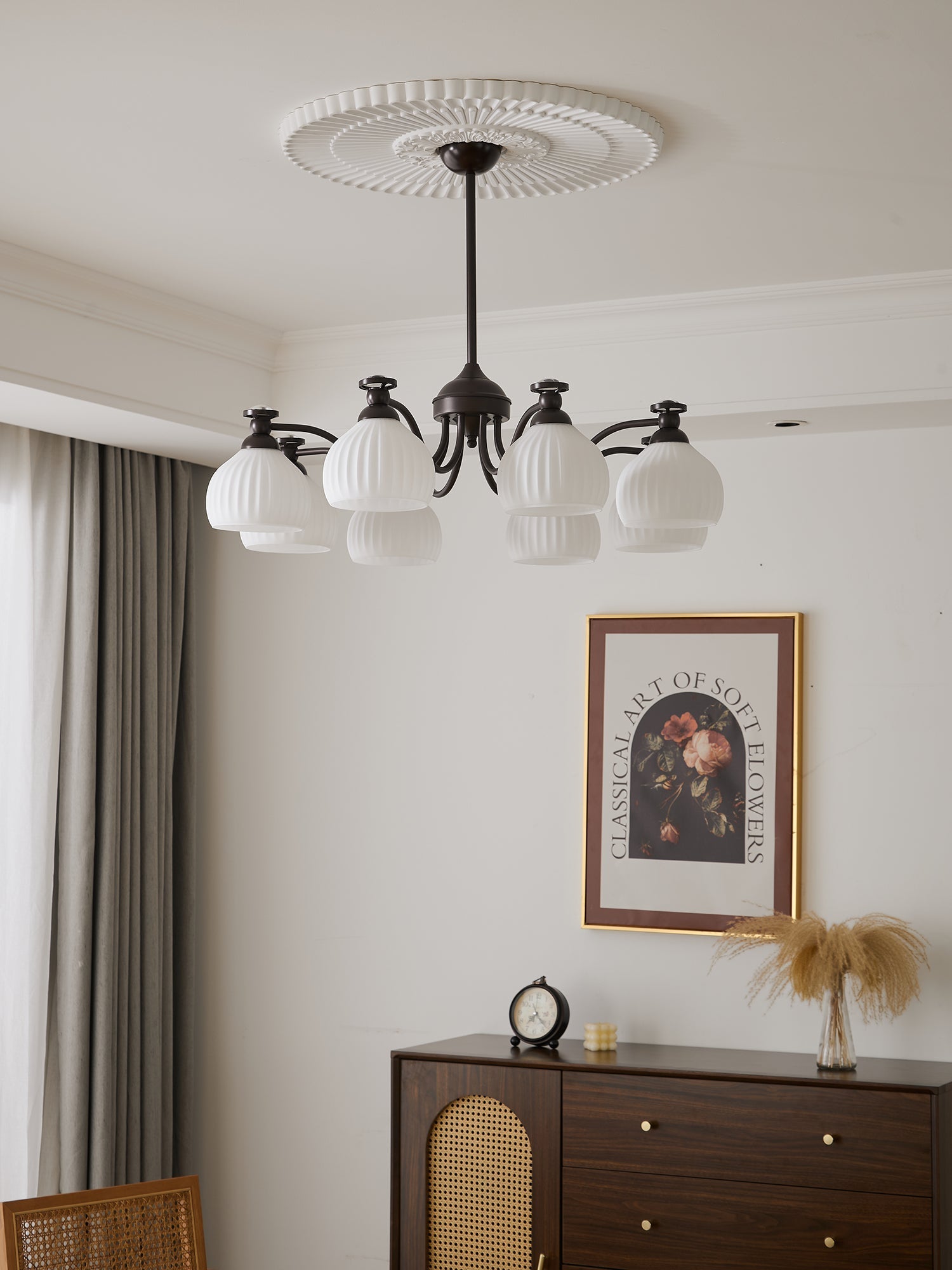 Calaeor Premium Elegance Glass Chandelier - Letslighting