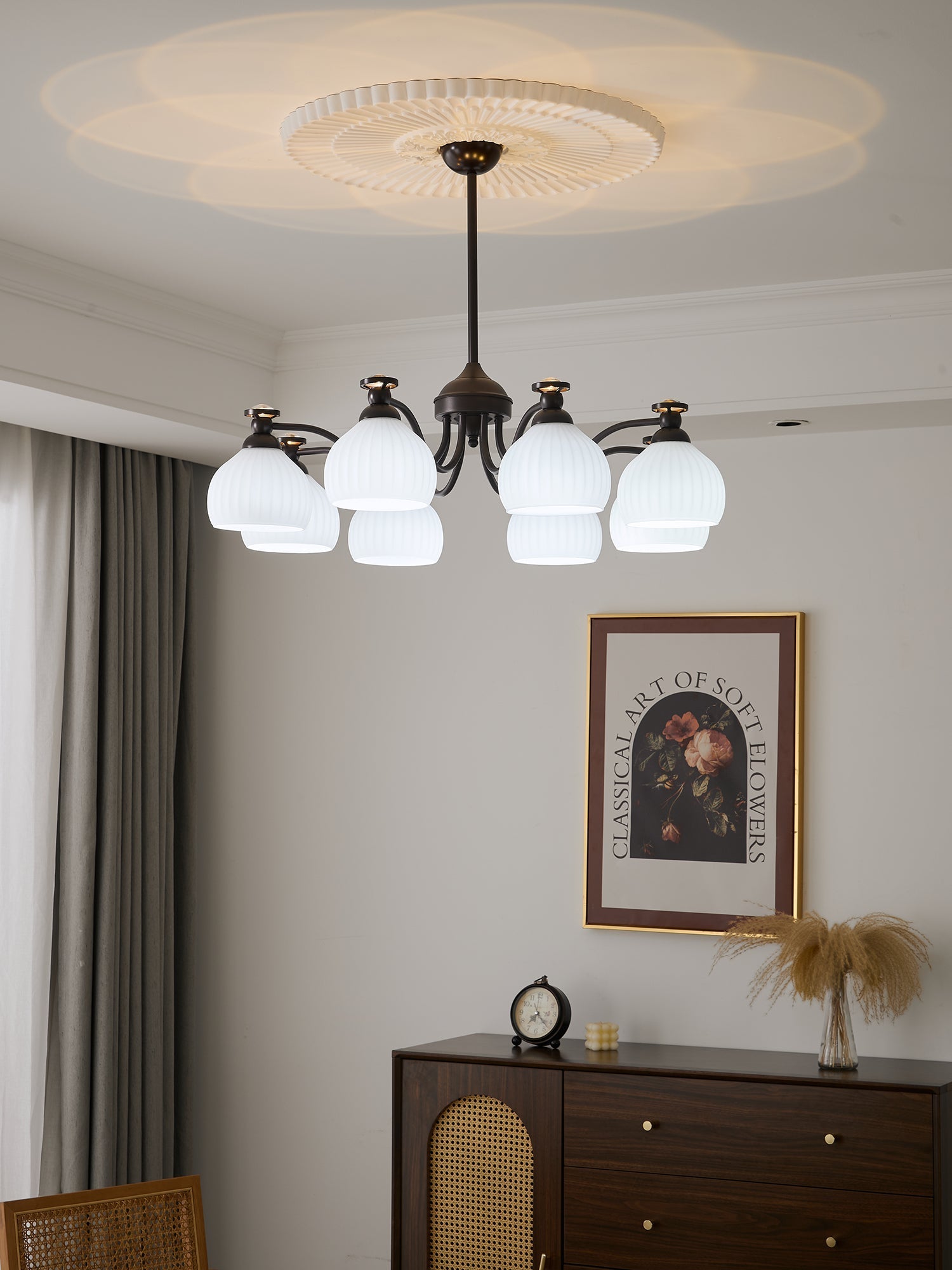 Calaeor Premium Elegance Glass Chandelier - Letslighting