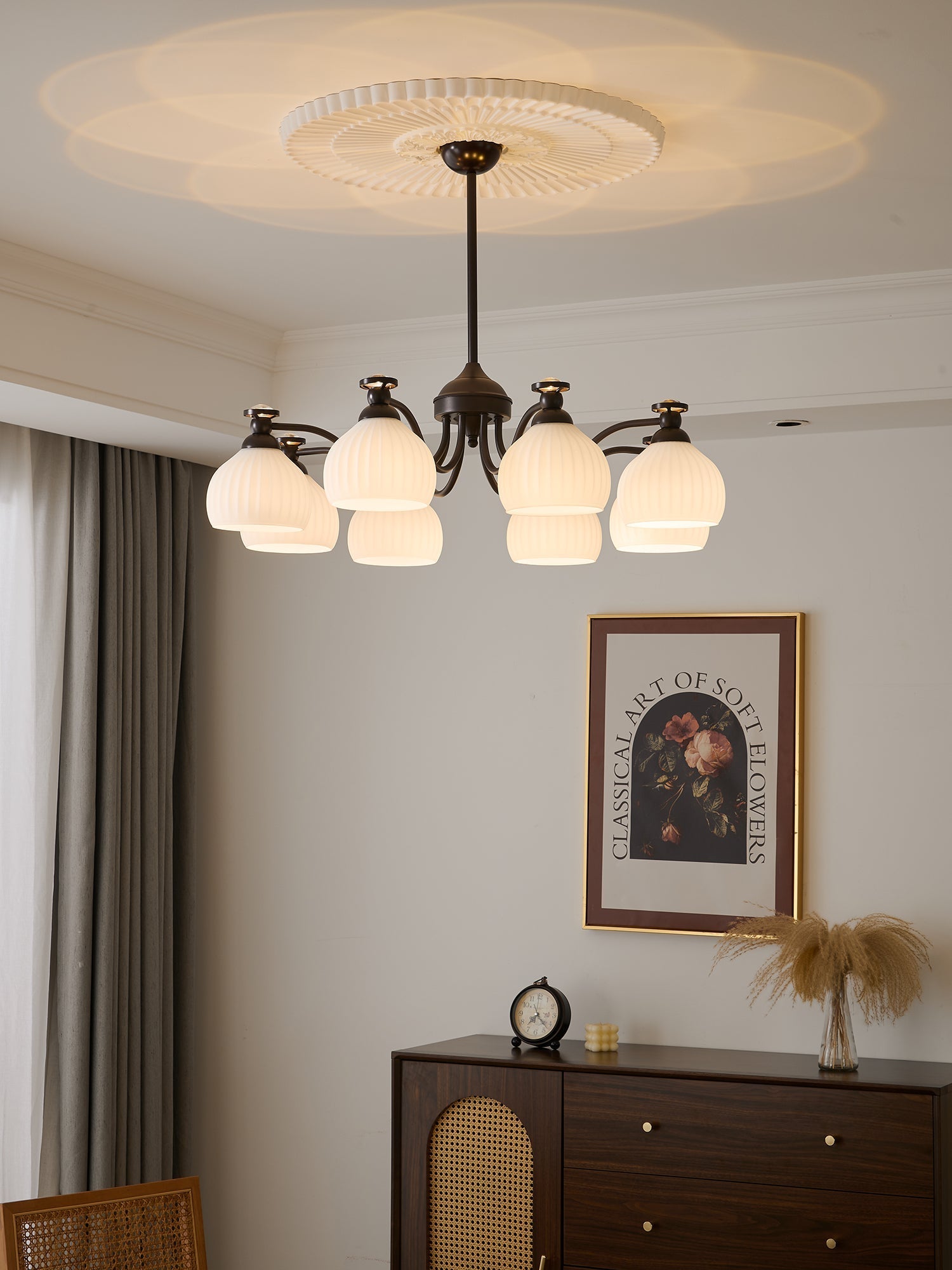 Calaeor Premium Elegance Glass Chandelier - Letslighting