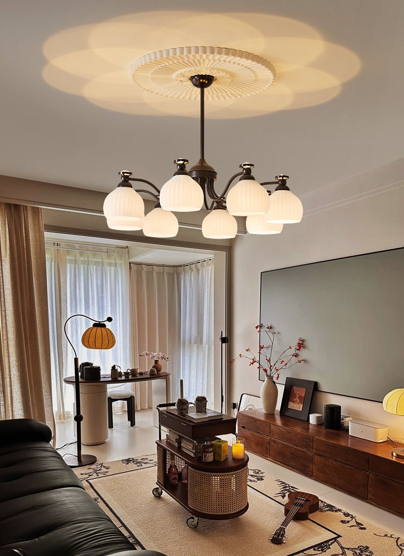 Calaeor Premium Elegance Glass Chandelier - Letslighting