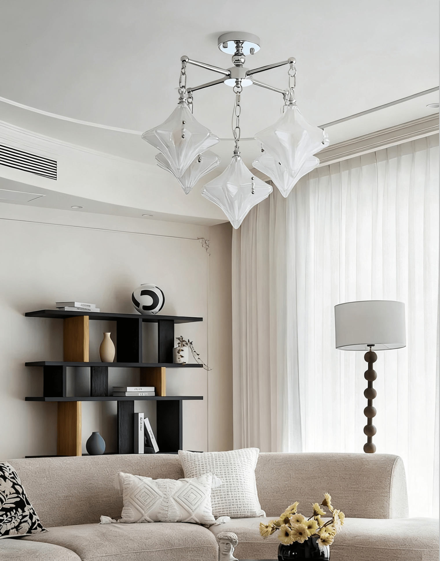 Elowen Prism Star Chandelier - Letslighting