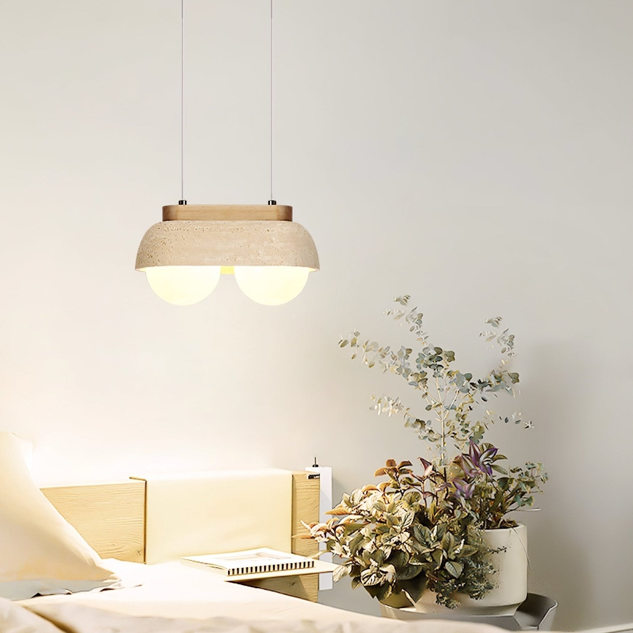 Elowen Travertine Pendant Light - Letslighting