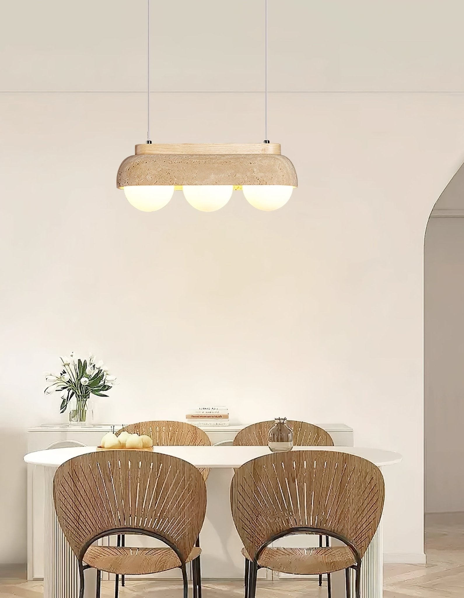 Elowen Travertine Pendant Light - Letslighting