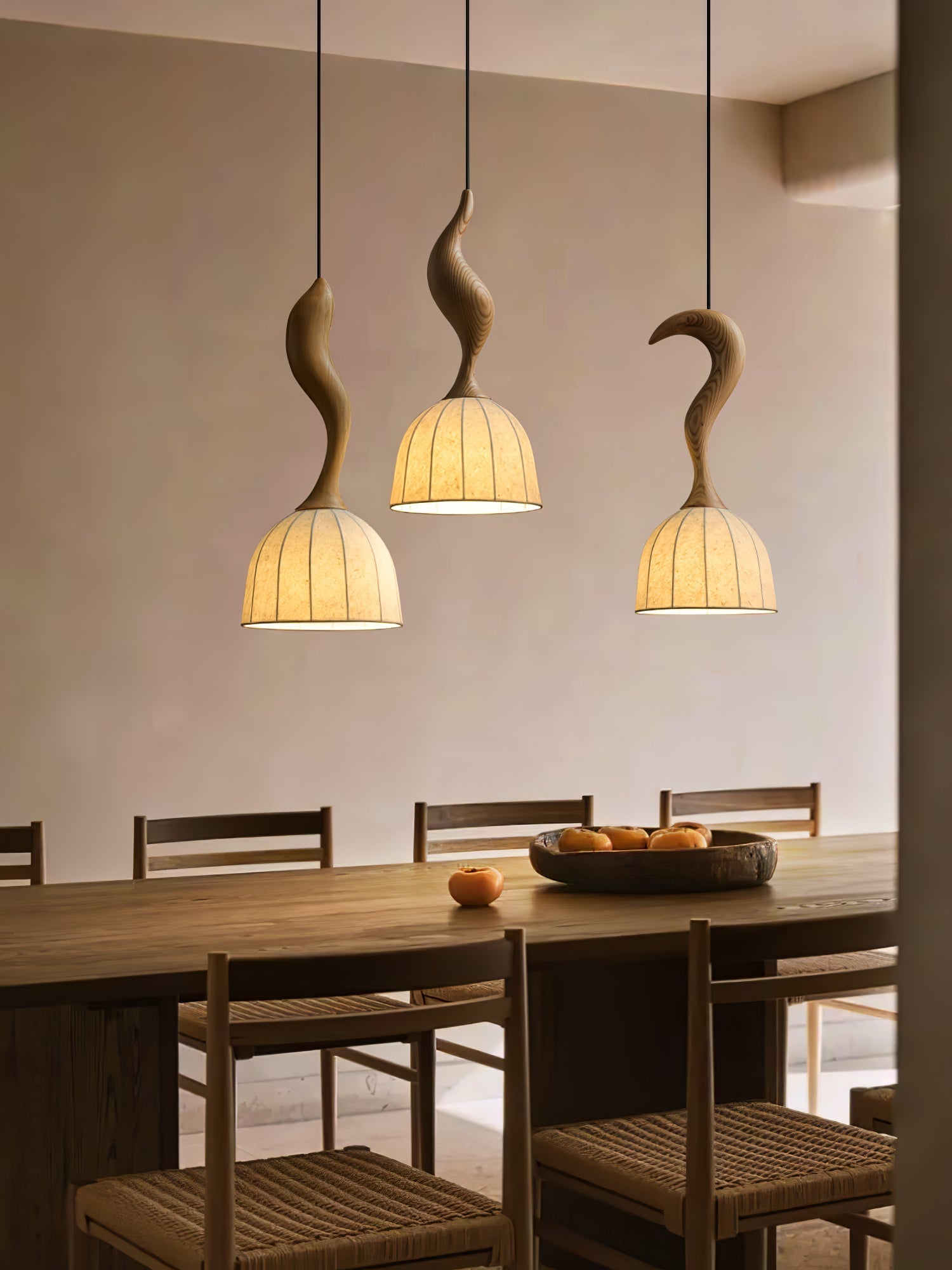 Colire Creativity Twisted Wood Pendant Light - Letslighting