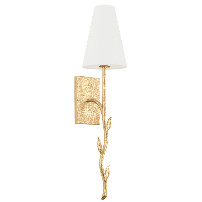 Petal Individual Creativity Brass Fabric Wall Lamp - Letslighting