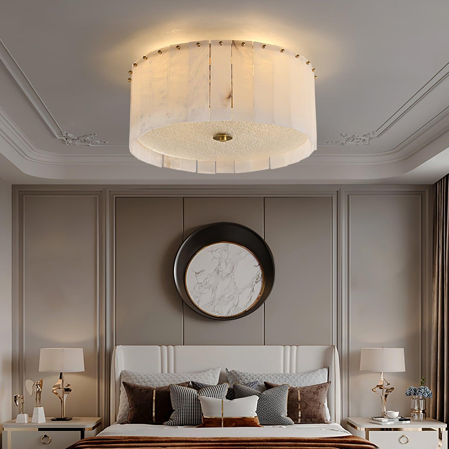 Valora Alabaster Ceiling Light - Letslighting
