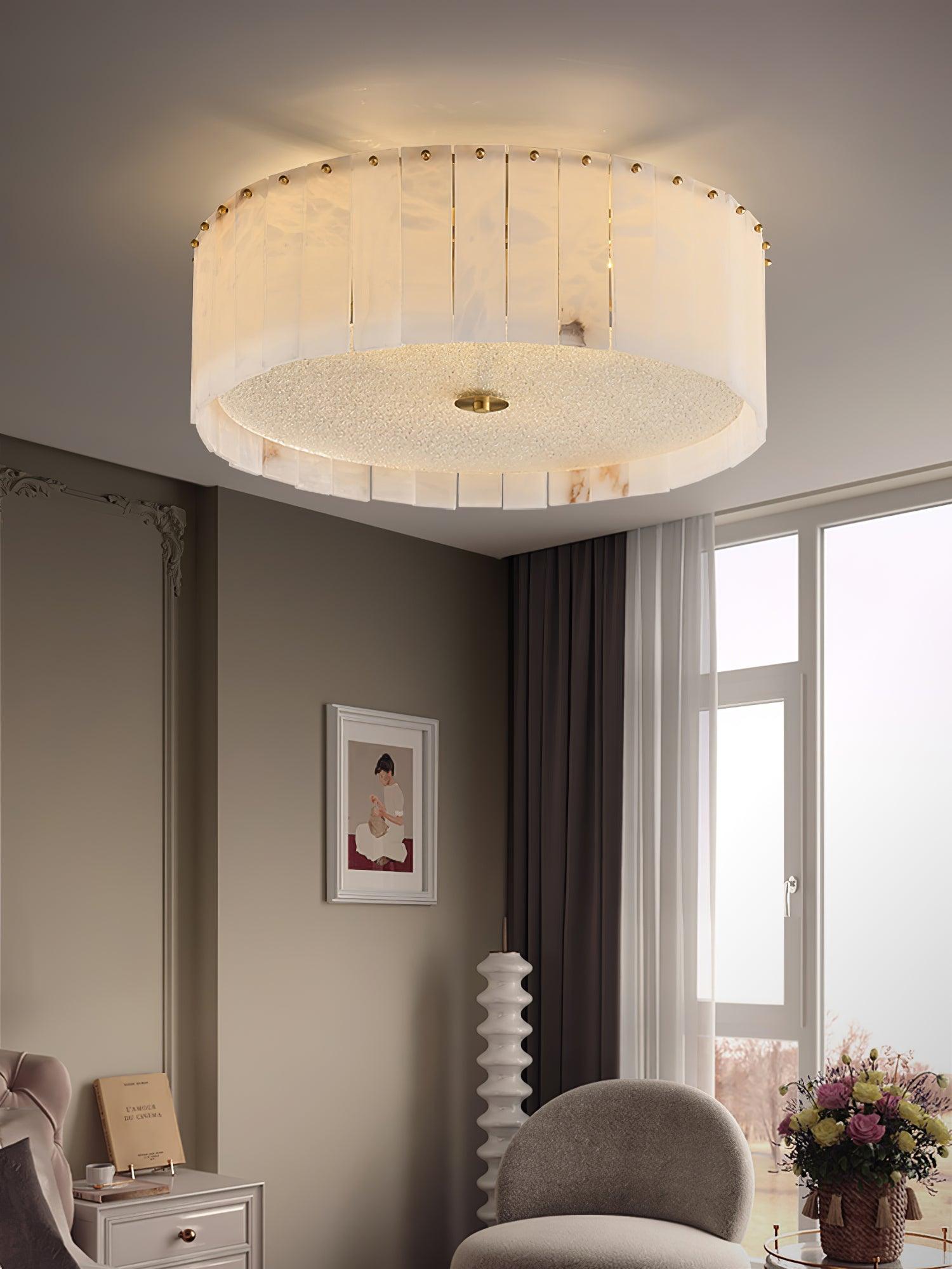 Valora Alabaster Ceiling Light - Letslighting