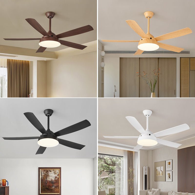 Orvino Wood Ceiling Fan Light - Letslighting
