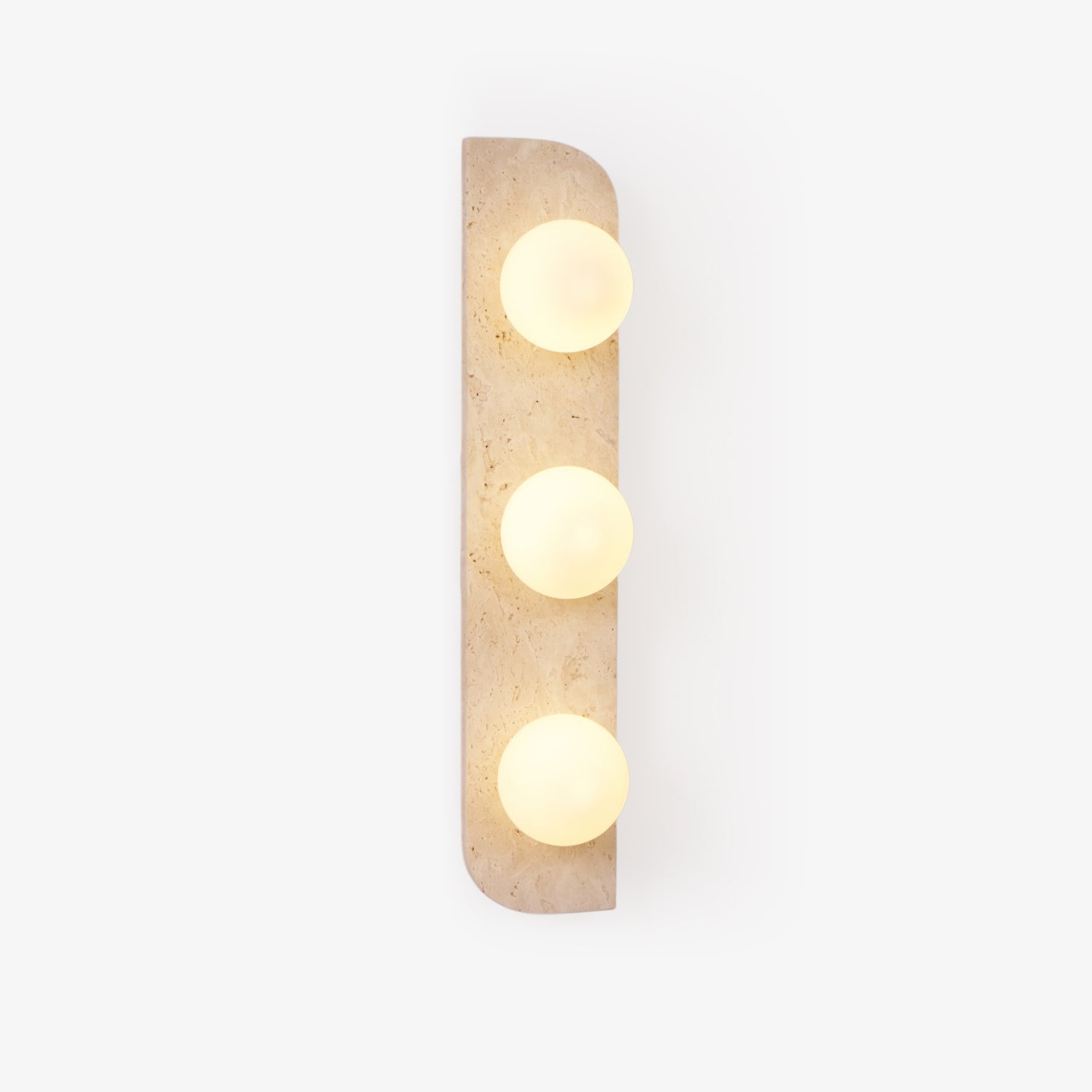 Zophaor Minimalist Travertine Plug-In Wall Light - Letslighting