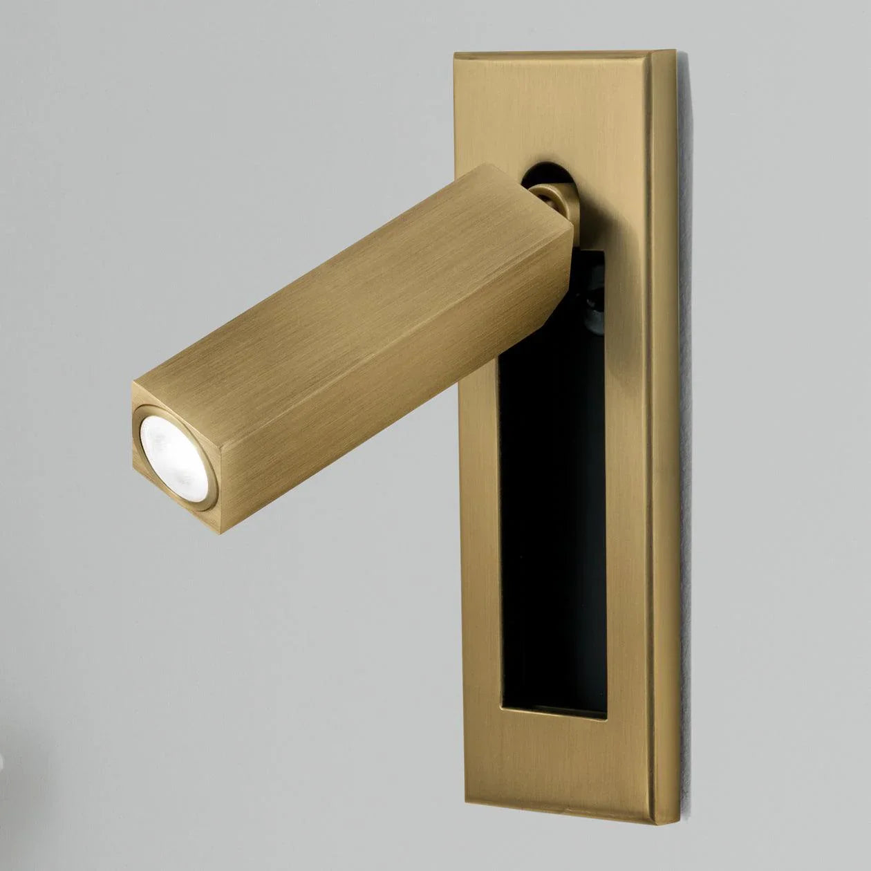 Arisha Modern Rotatable Embedded Bedside Sconce, Cylindrical/Square - Letslighting
