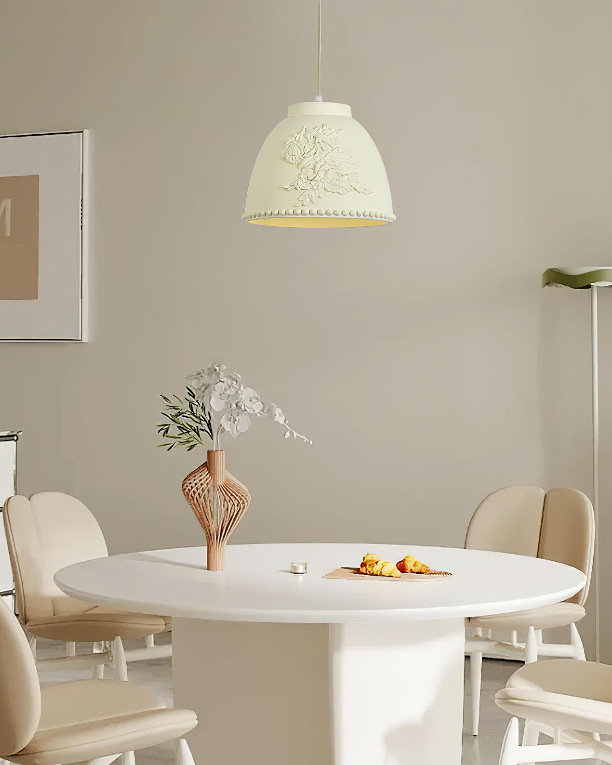 Floral Embossed Flora Pendant Lamp - Letslighting