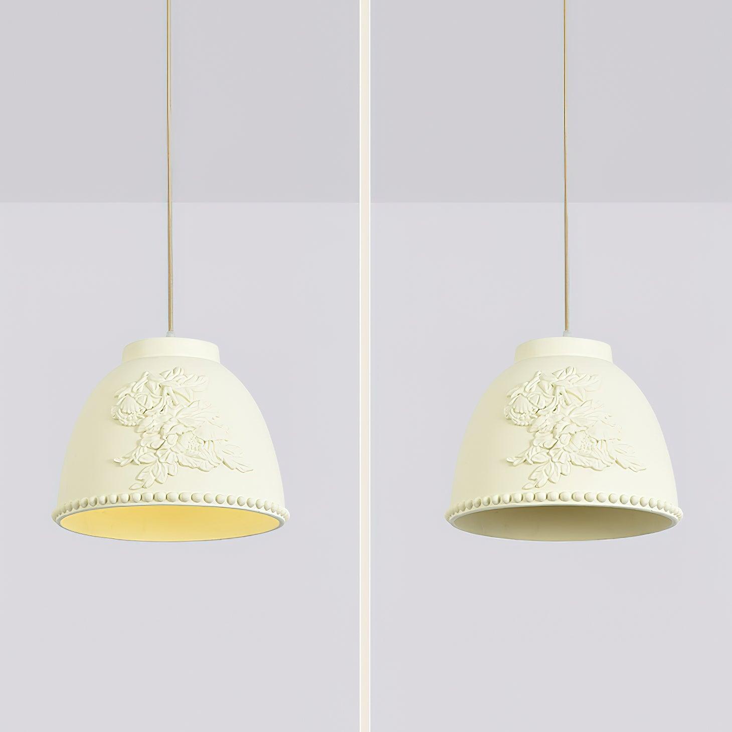 Floral Embossed Flora Pendant Lamp - Letslighting