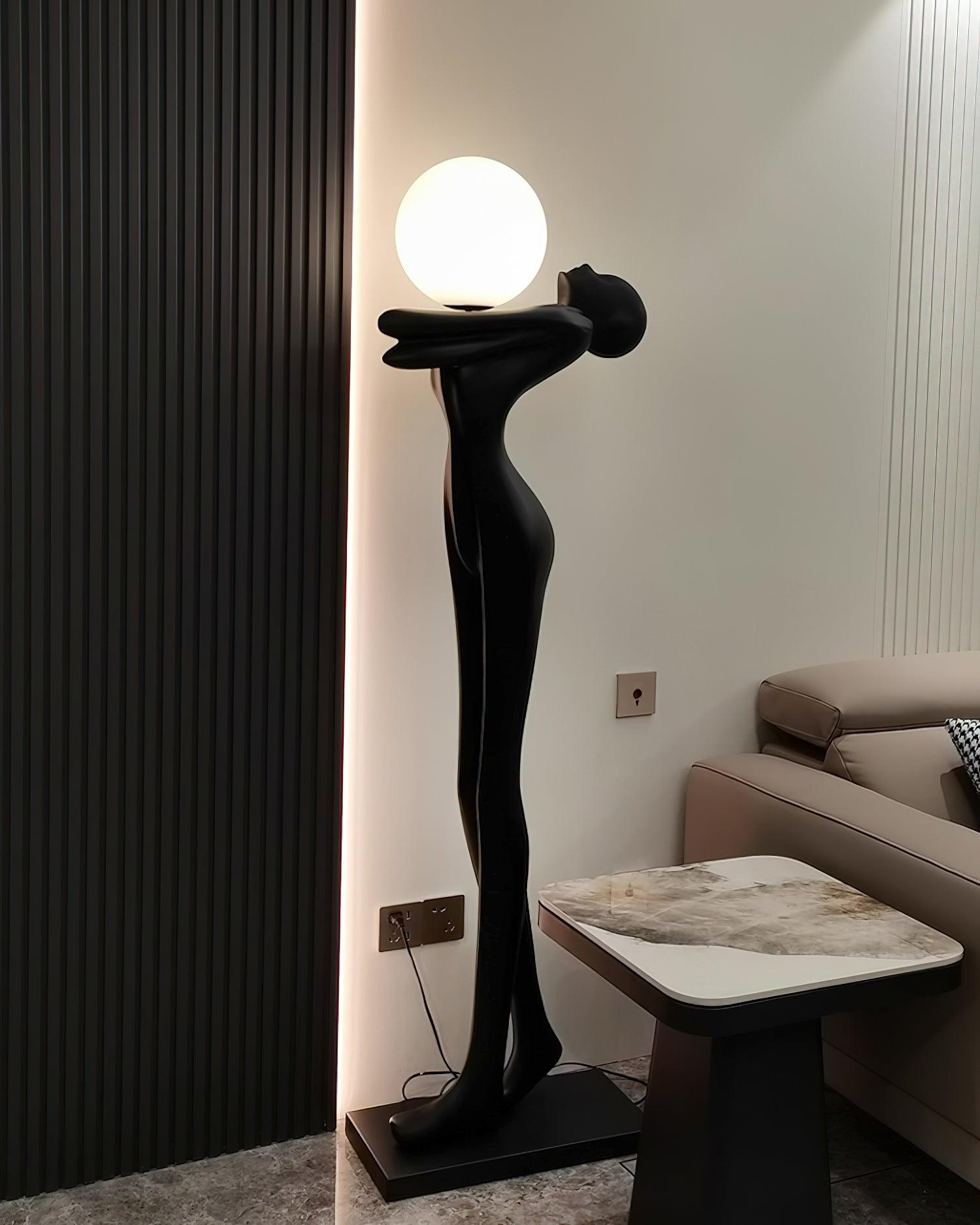 Ersolion Sculptural Fiberglass Floor Lamp - Letslighting