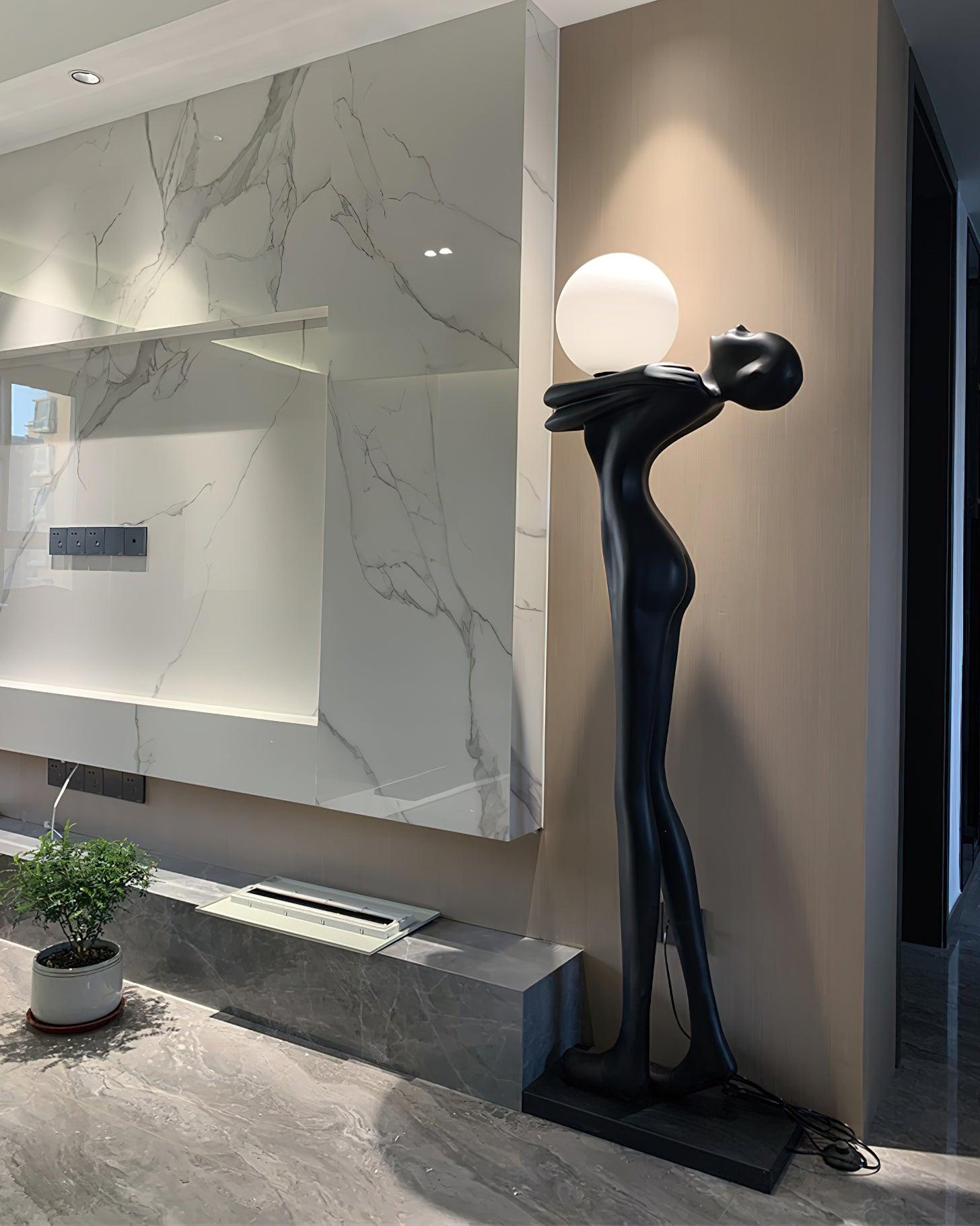 Ersolion Sculptural Fiberglass Floor Lamp - Letslighting