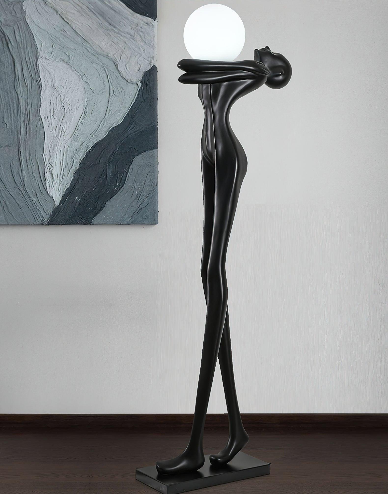 Ersolion Sculptural Fiberglass Floor Lamp - Letslighting