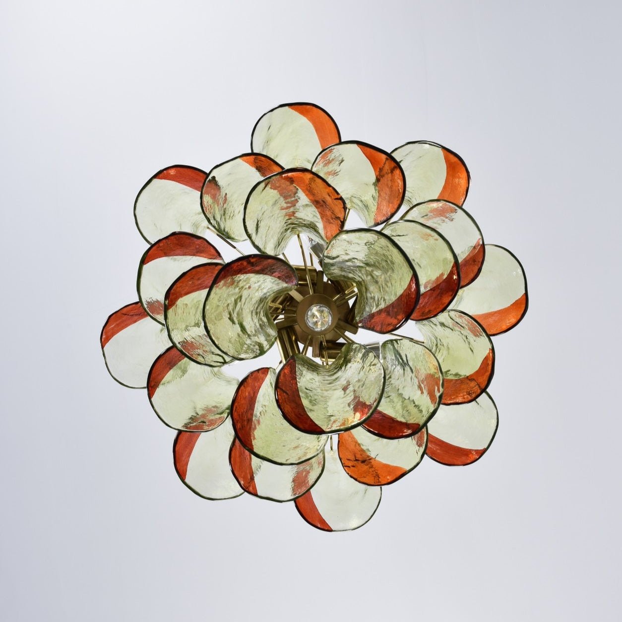 Aurora Chandelier Murano Glass Petal Elegant - Letslighting