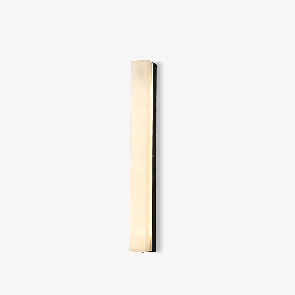 Kristy Linear Brass Alabaster Wall Lamp