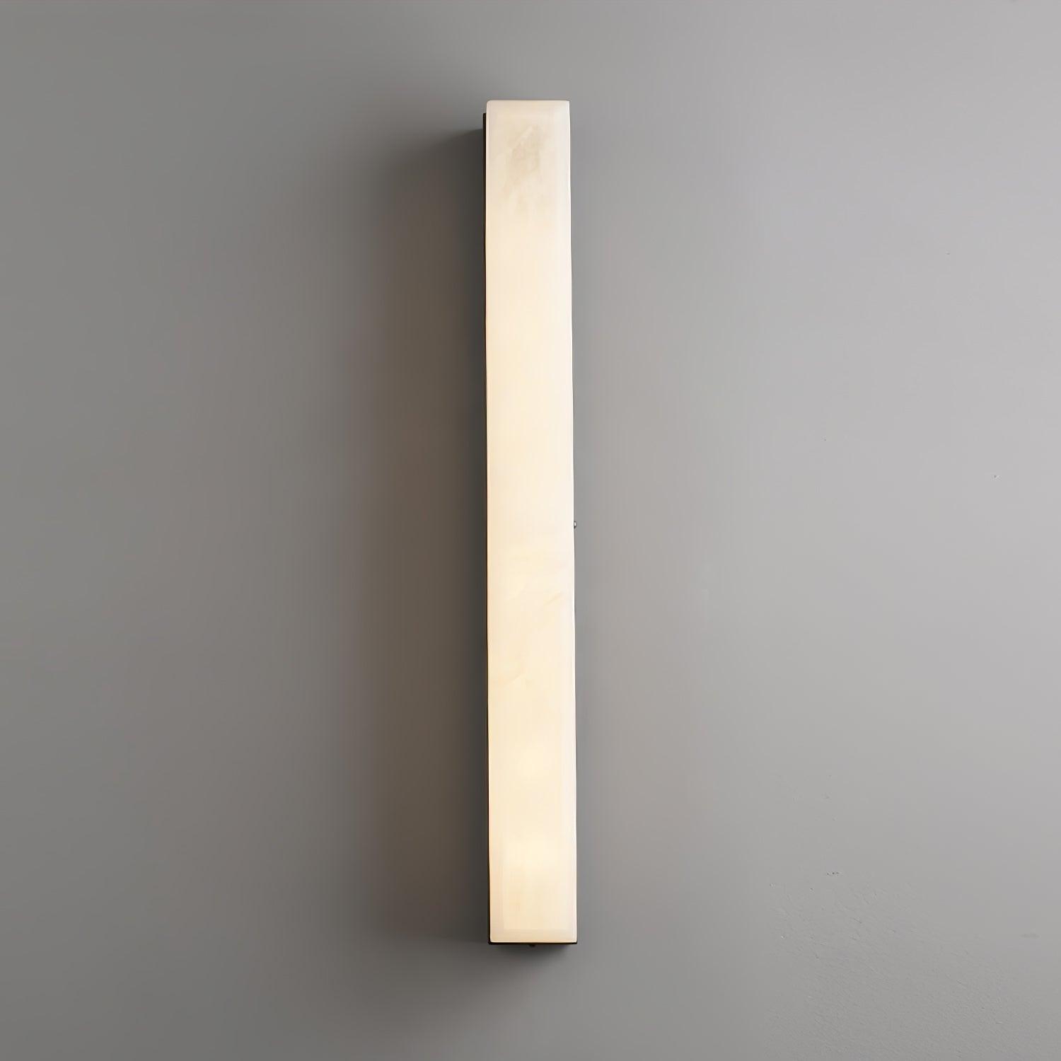 Kristy Linear Brass Alabaster Wall Lamp
