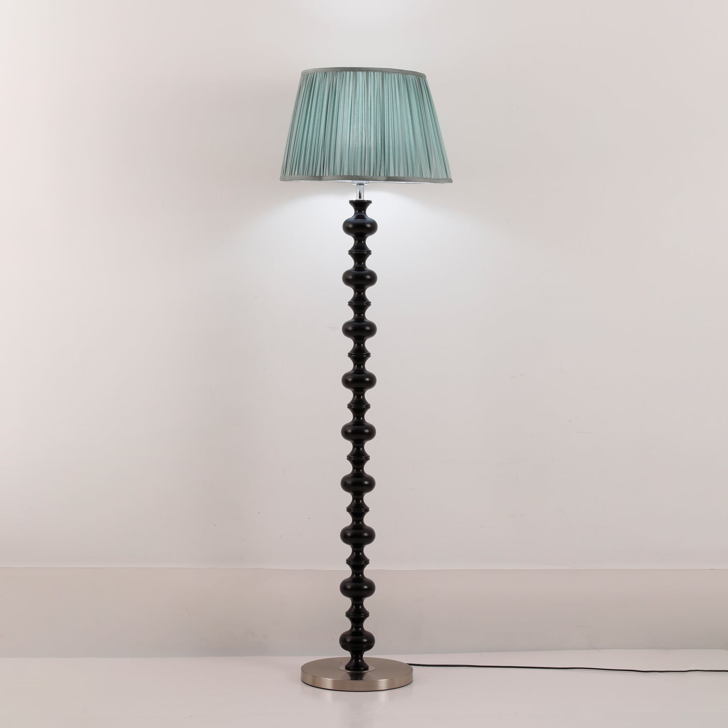 Miro Wood Fabric Floor Lamp - Letslighting