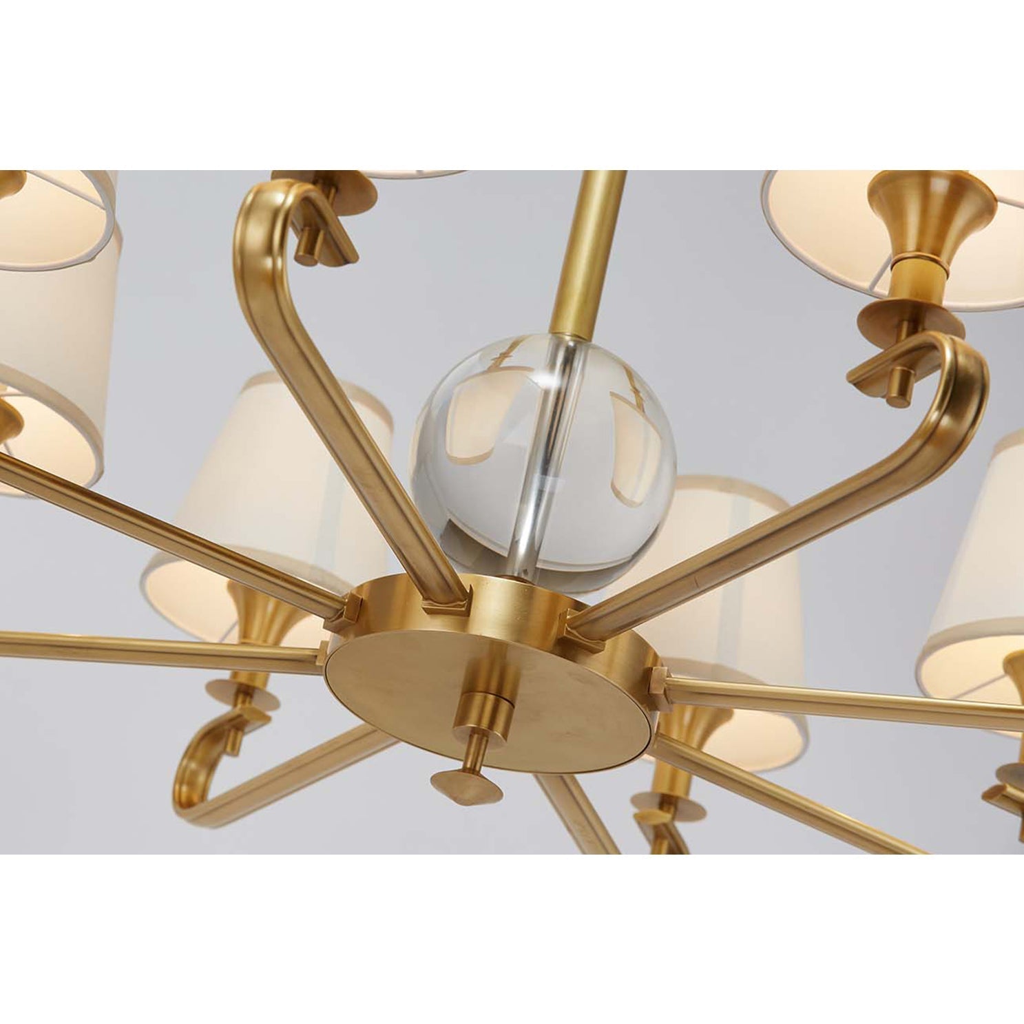 Sage Postmodern Luxury Fabric Crystal Chandelier - Letslighting