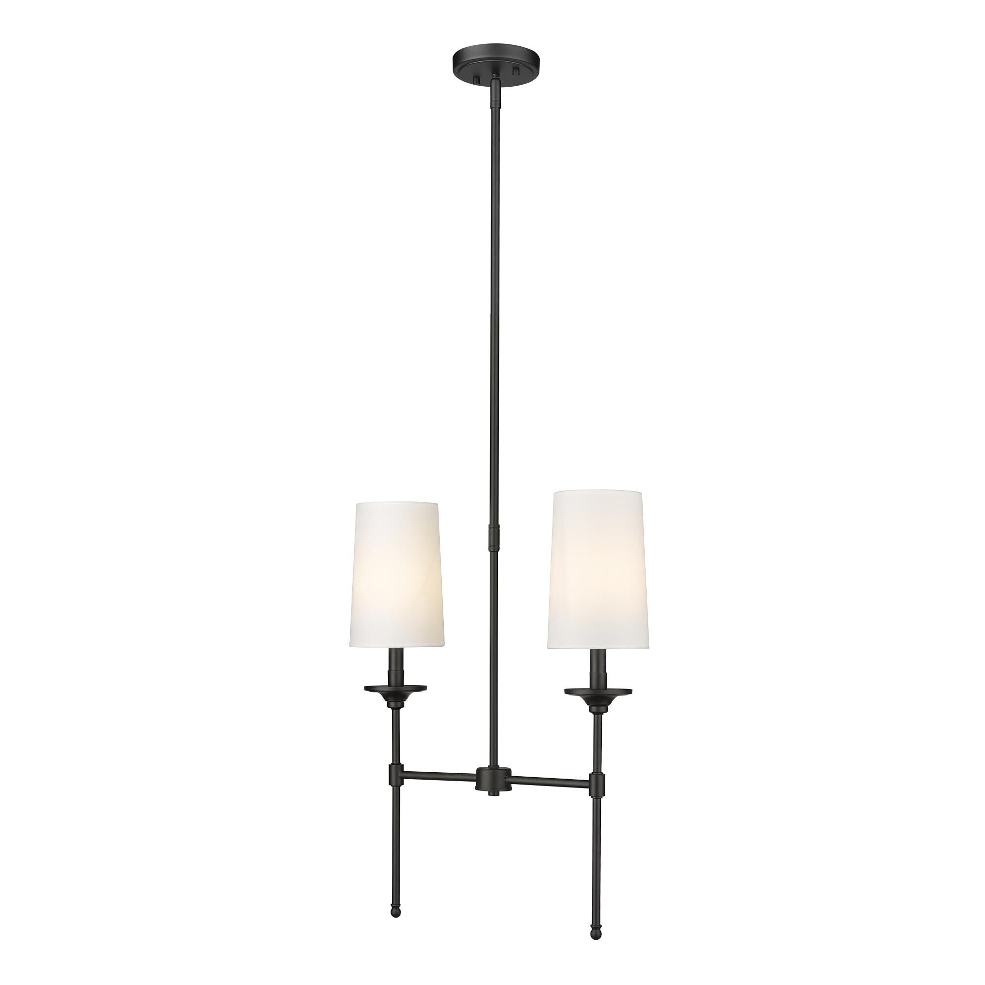 Verinyra Vintage Industrial Linear Brass Fabric Chandelier - Letslighting