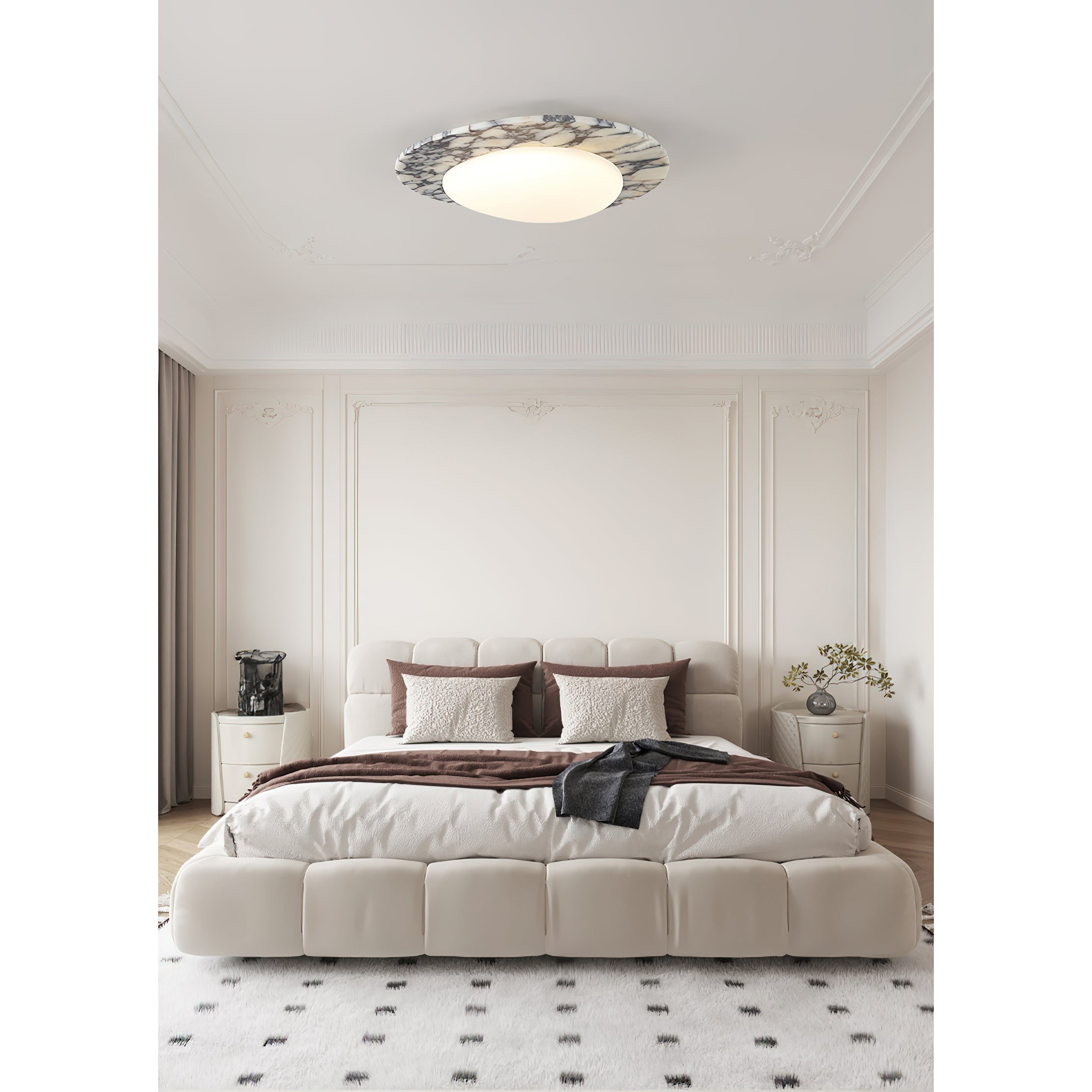 Ceraeion Modern Minimalist Marble Glass Ceiling Lamp - Letslighting