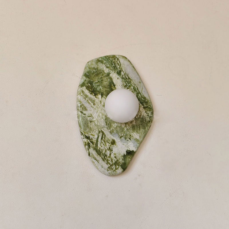 Orphaarae Modern Minimalist Glass Marble Wall Lamp - Letslighting