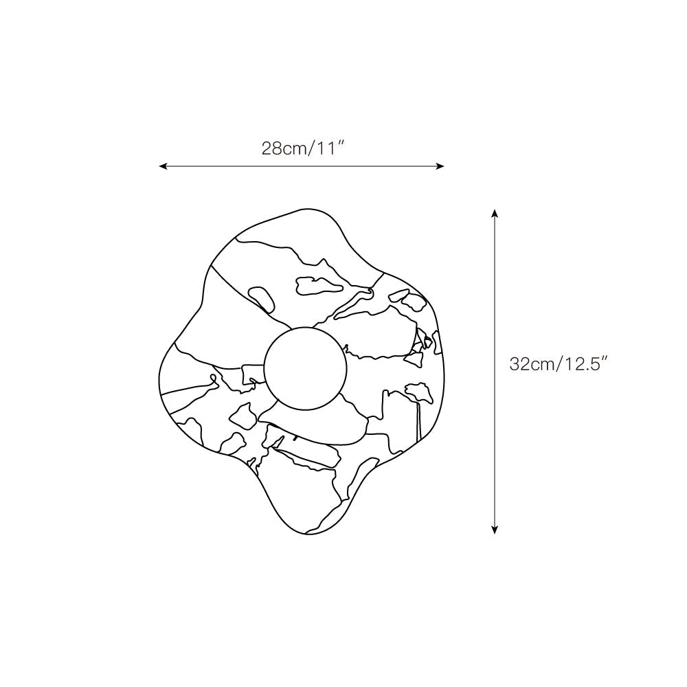 Abnormal Marble Glass Wall Lamp - Letslighting